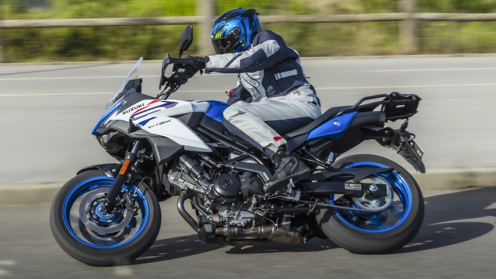 New Suzuki SV-7GX action