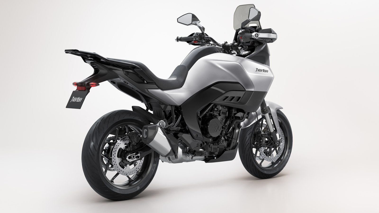 Norton Atlas GT rear three quarter