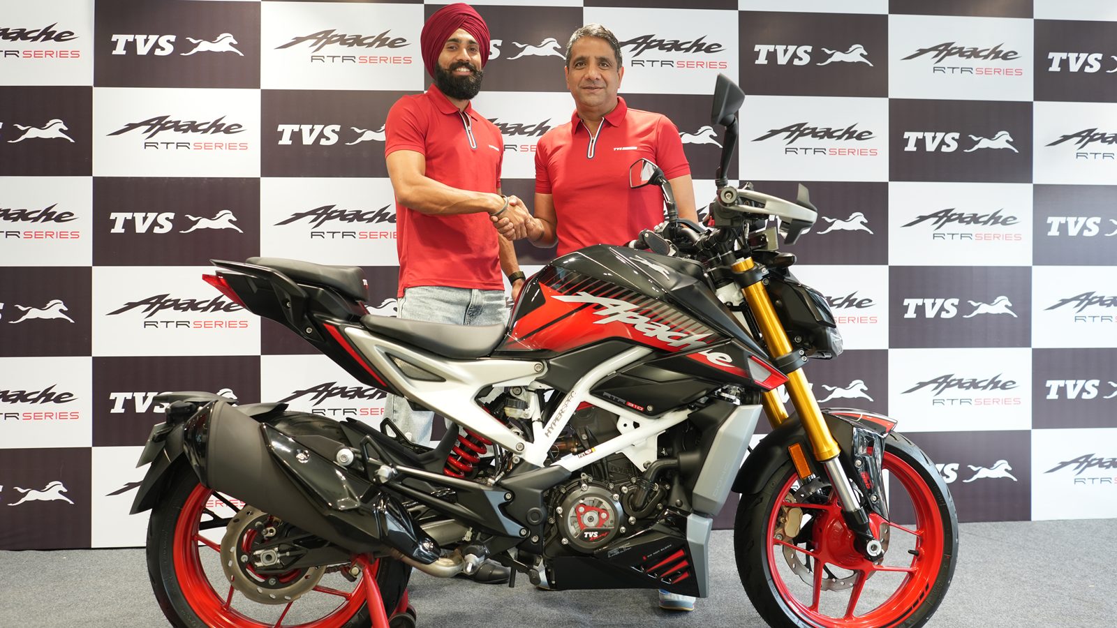 TVS Apache RTR 310 to Mr. Gurindervir Singh