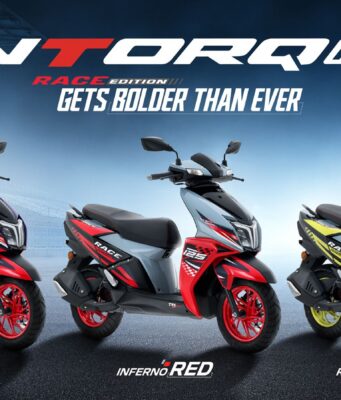 TVS NTORQ 125 Race Edition new colour options
