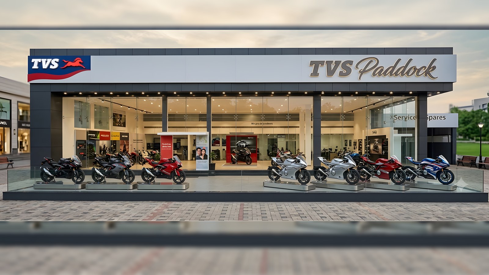 TVS Paddock premium TVS dealerships