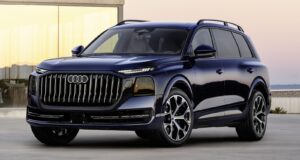 Audi Q9 Flagship SUV front three quarter