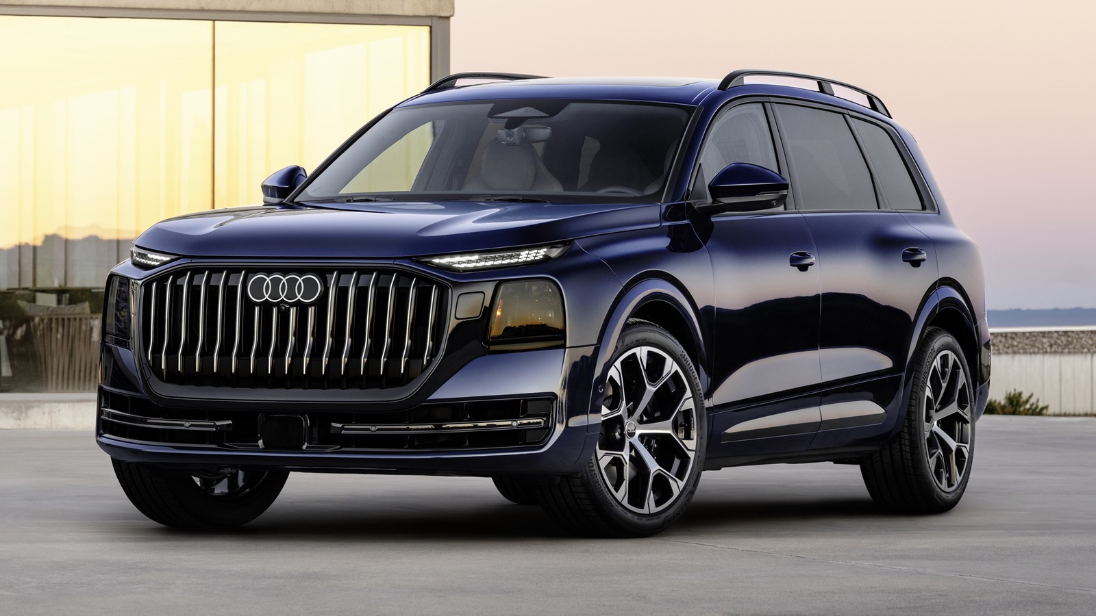 Audi Q9 Flagship SUV front three quarter Audi Q9 Flagship SUV front three quarter