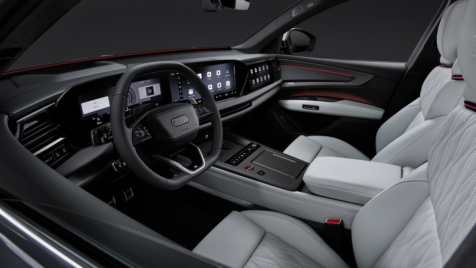 Audi Q9 Flagship SUV front three quarter