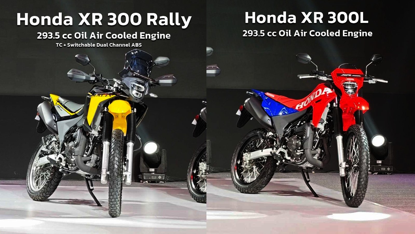 Honda XR 300 L and XR 300 Rally launched in India