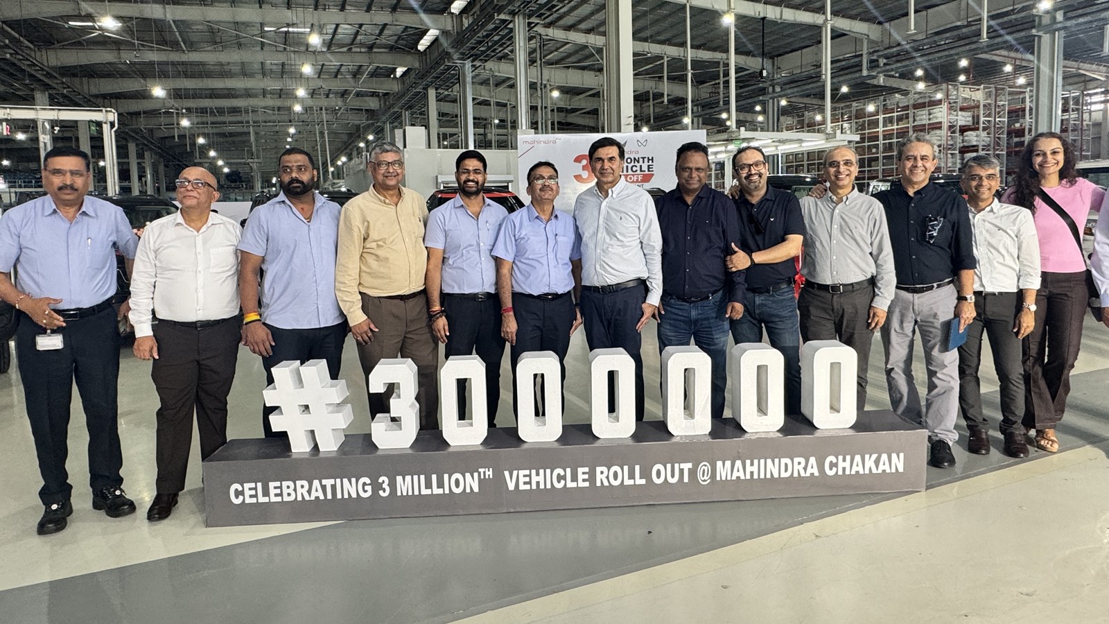 Mahindra's Chakan Plant Hits 3 Million Vehicles