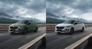 Skoda Slavia Monte Carlo Edition - Shimla Green and Steel Grey