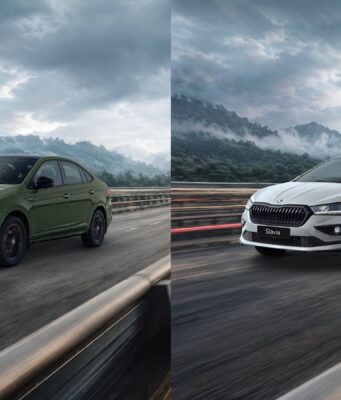 Skoda Slavia Monte Carlo Edition - Shimla Green and Steel Grey