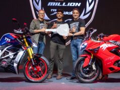 TVS Apache 7 Millionth customer