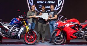 TVS Apache 7 Millionth customer