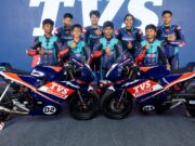 TVS Apache RR 200 Mini motorcycle for the Apache Junior Programme