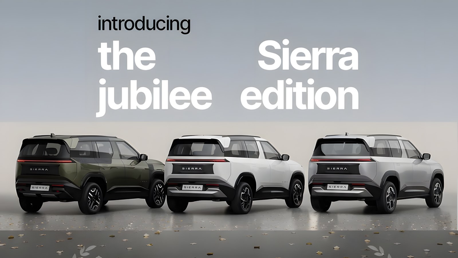 Tata Sierra Jubilee Editions