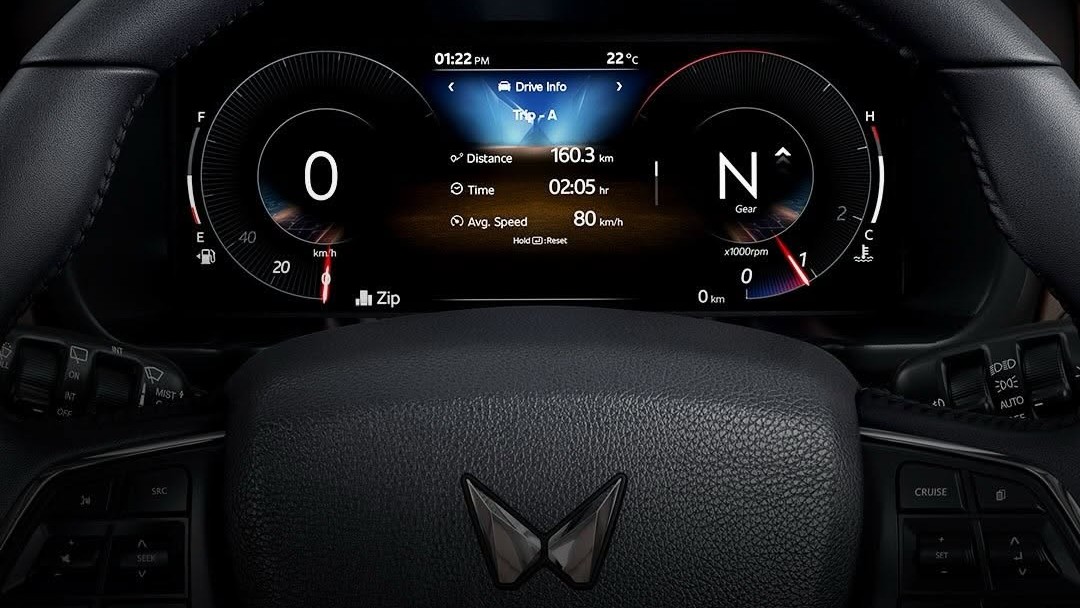2026 Mahindra Scorpio N Facelift driver display