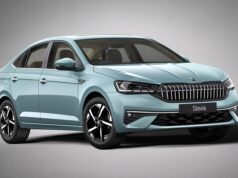 2026 Skoda Slavia Facelift Arctic Silver