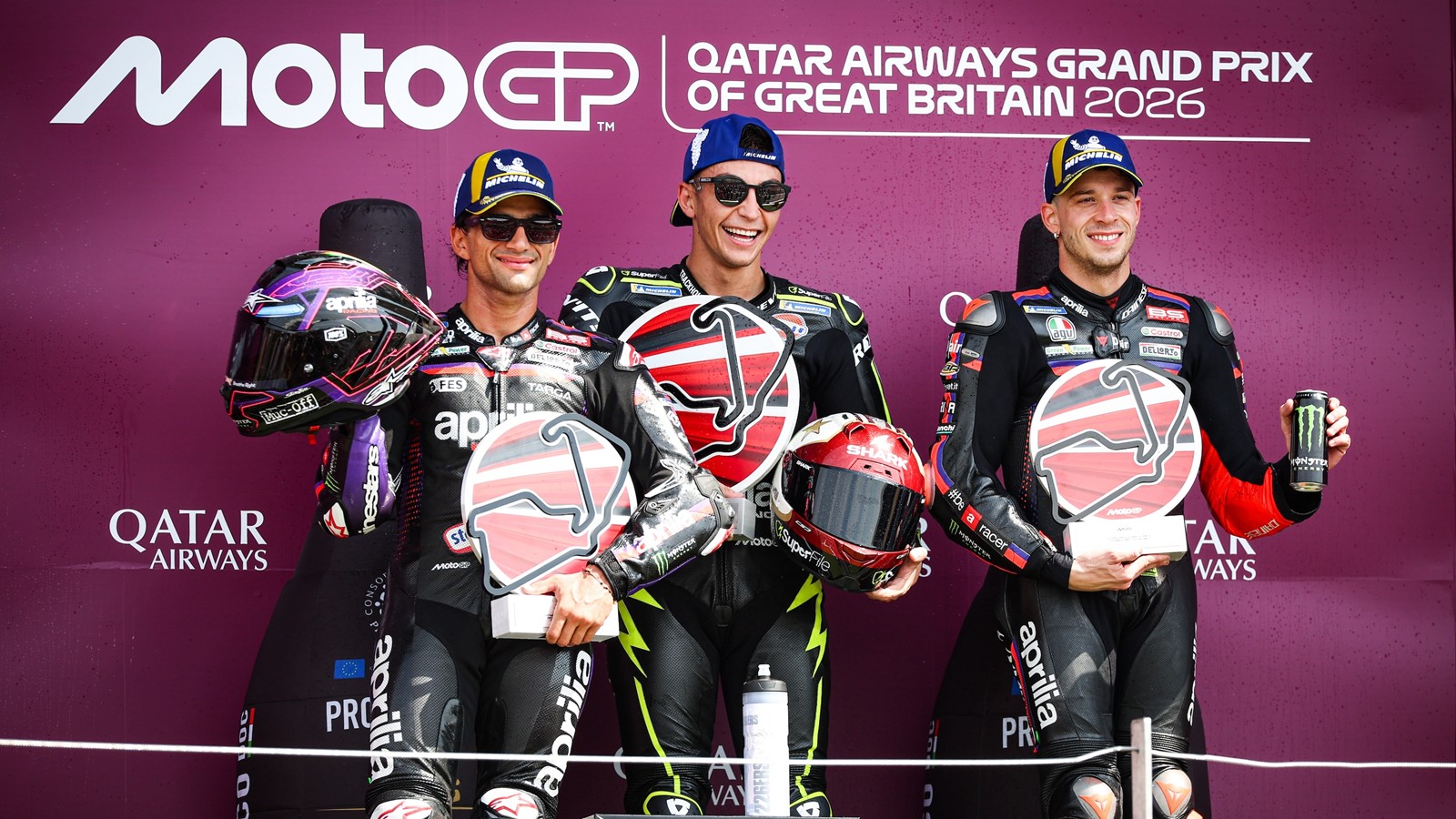 Aprilia Dominates British GP with Historic Podium Lockout at Silverstone