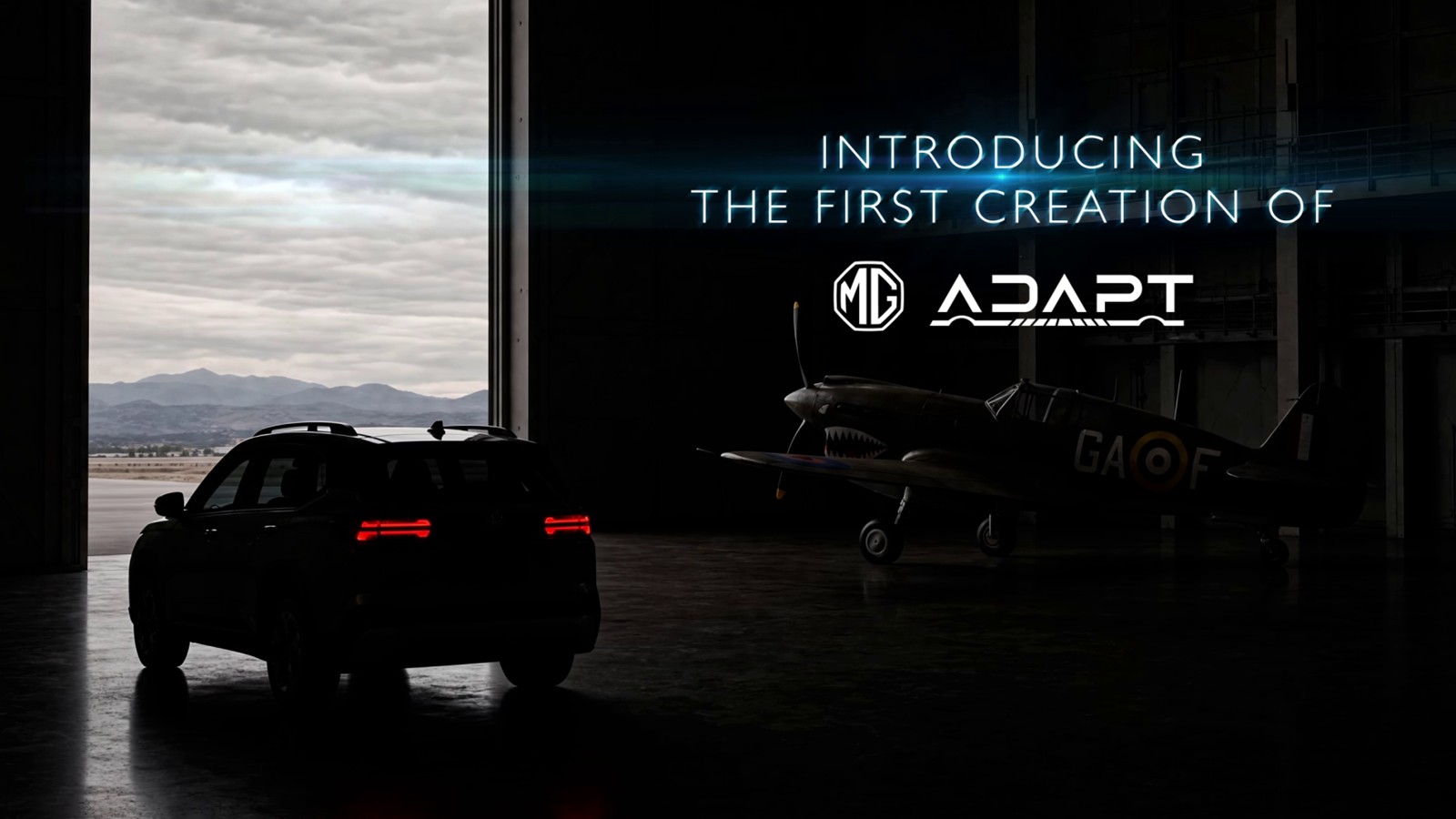 MG Motor 7-Seater Electric SUV teaser
