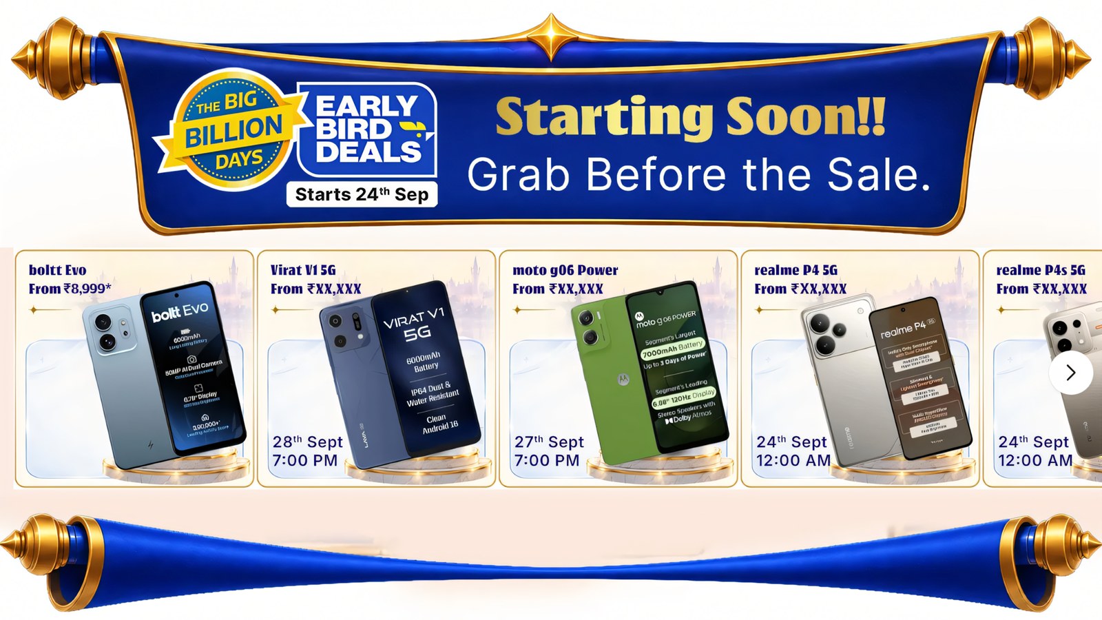 Flipkart Big Billon Days all PHONE deals details Flipkart Big Billon Days all PHONE deals details