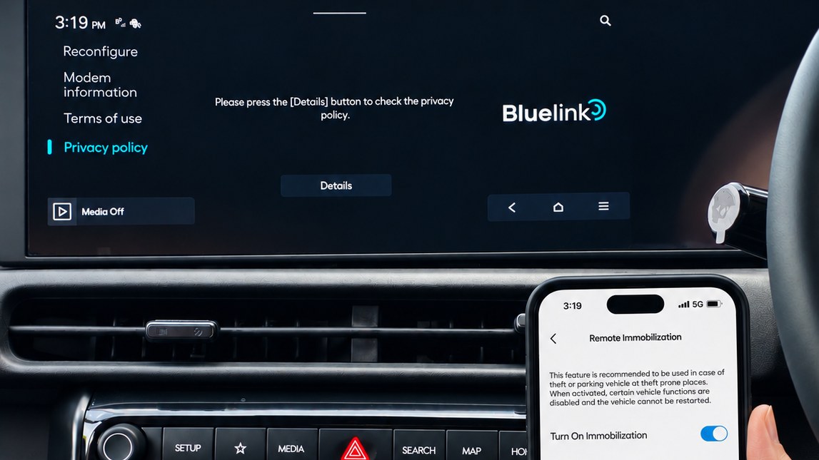 Hyundai VENUE Security Bluelink Remote Immobiliser Feature Explained