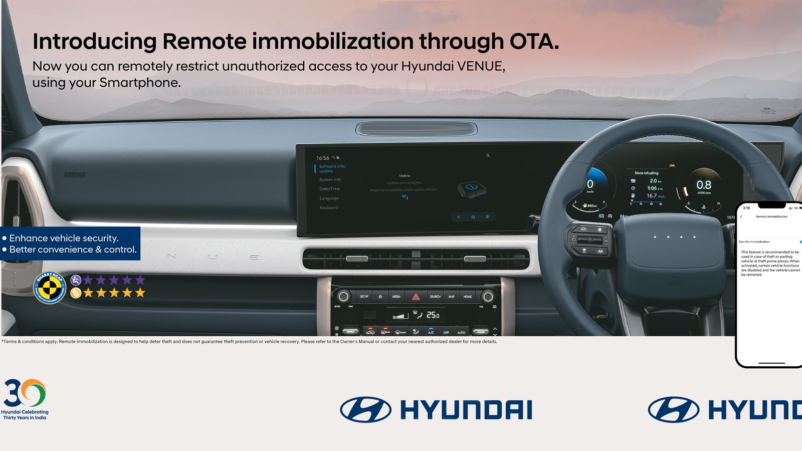 Hyundai VENUE Security Upgrade - New Bluelink Remote Immobiliser Feature Explained Hyundai VENUE Security Upgrade - New Bluelink Remote Immobiliser Feature Explained