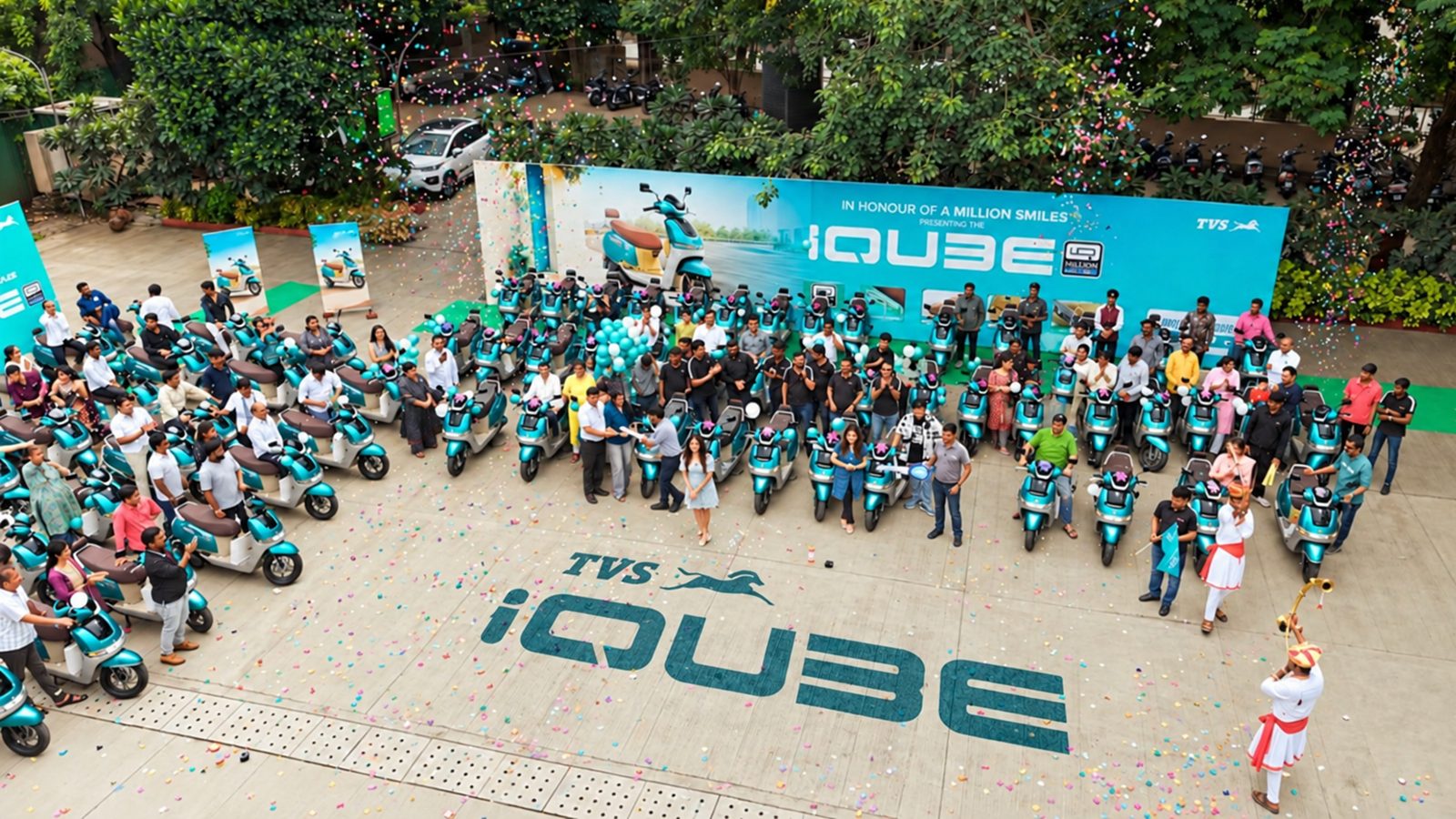 TVS iQube MillionR Special Edition Delivered