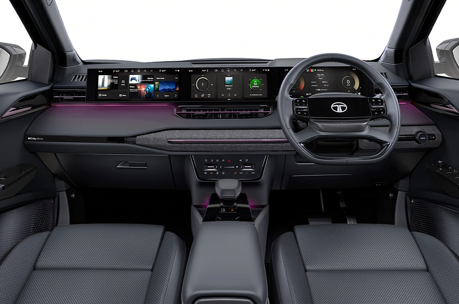Tata Sierra Dark Edition interiors