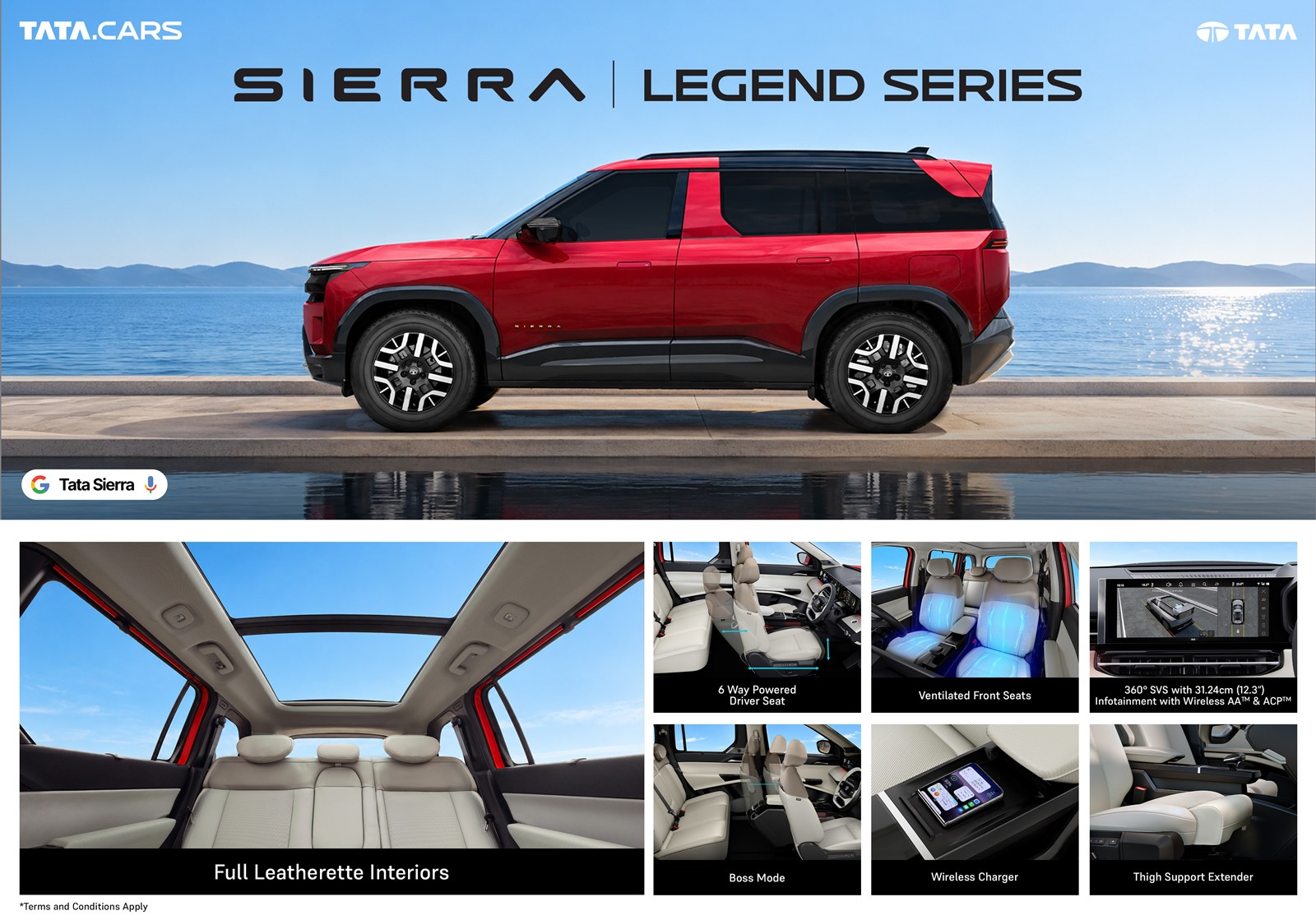 Tata Sierra Legend Series features