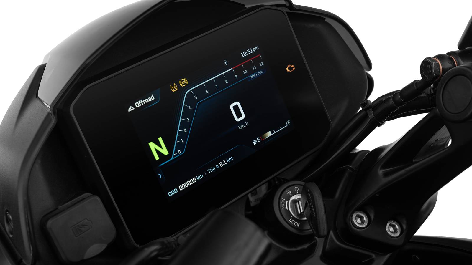 2026 Bajaj Pulsar NS200 display
