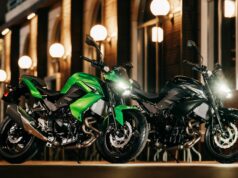 2027 Kawasaki Z300 Green and Black