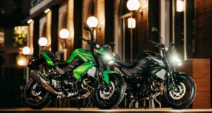 2027 Kawasaki Z300 Green and Black