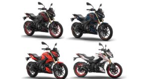 Updated Bajaj Pulsar N250SS colour options