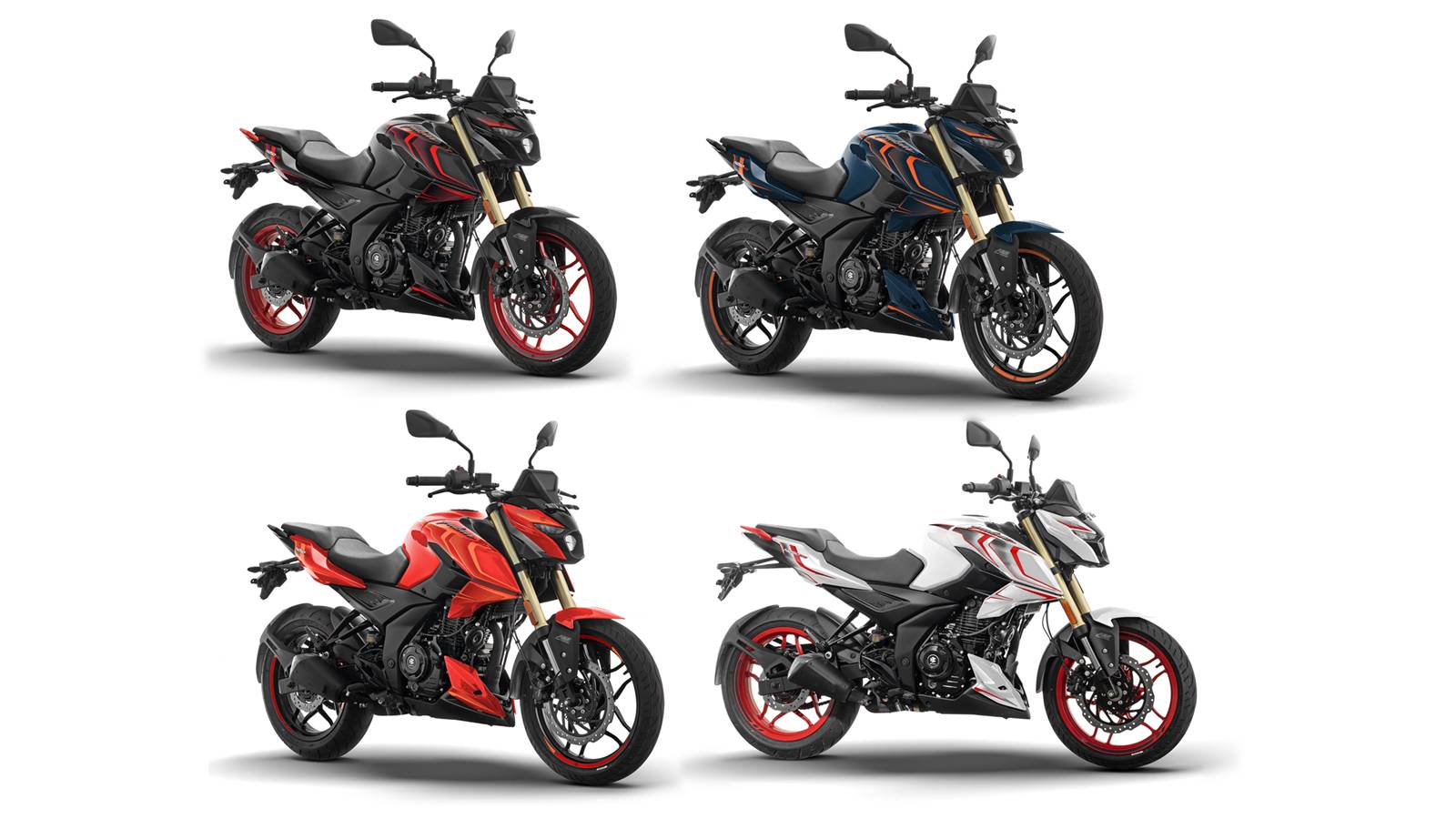 Updated Bajaj Pulsar N250SS colour options